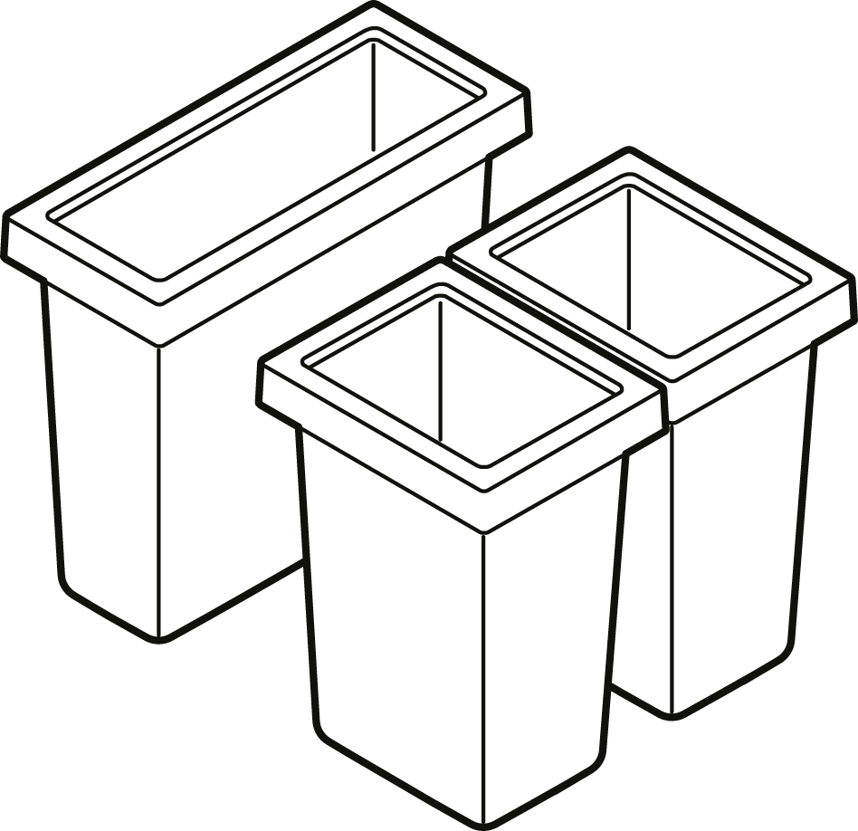 PD SCD Sorter Solo poubelle 40 l